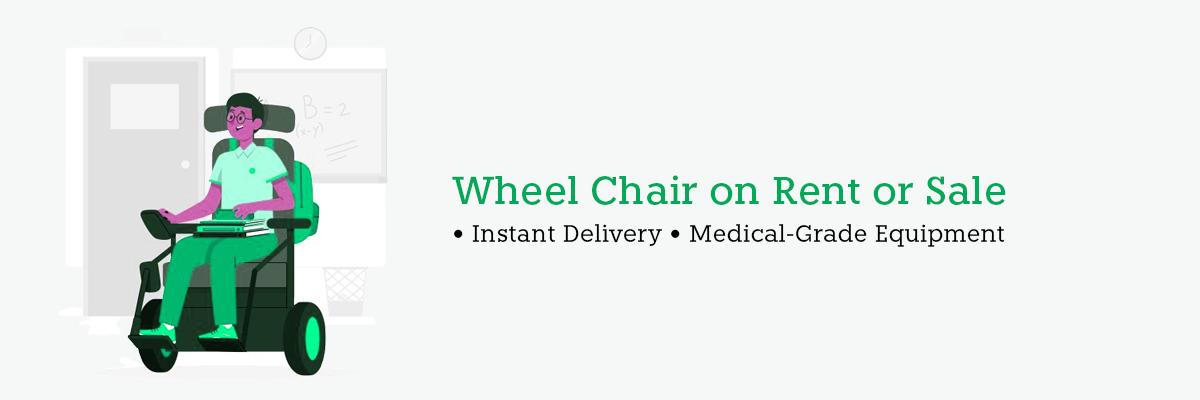 Wheelchair on rent in Ghaziabad